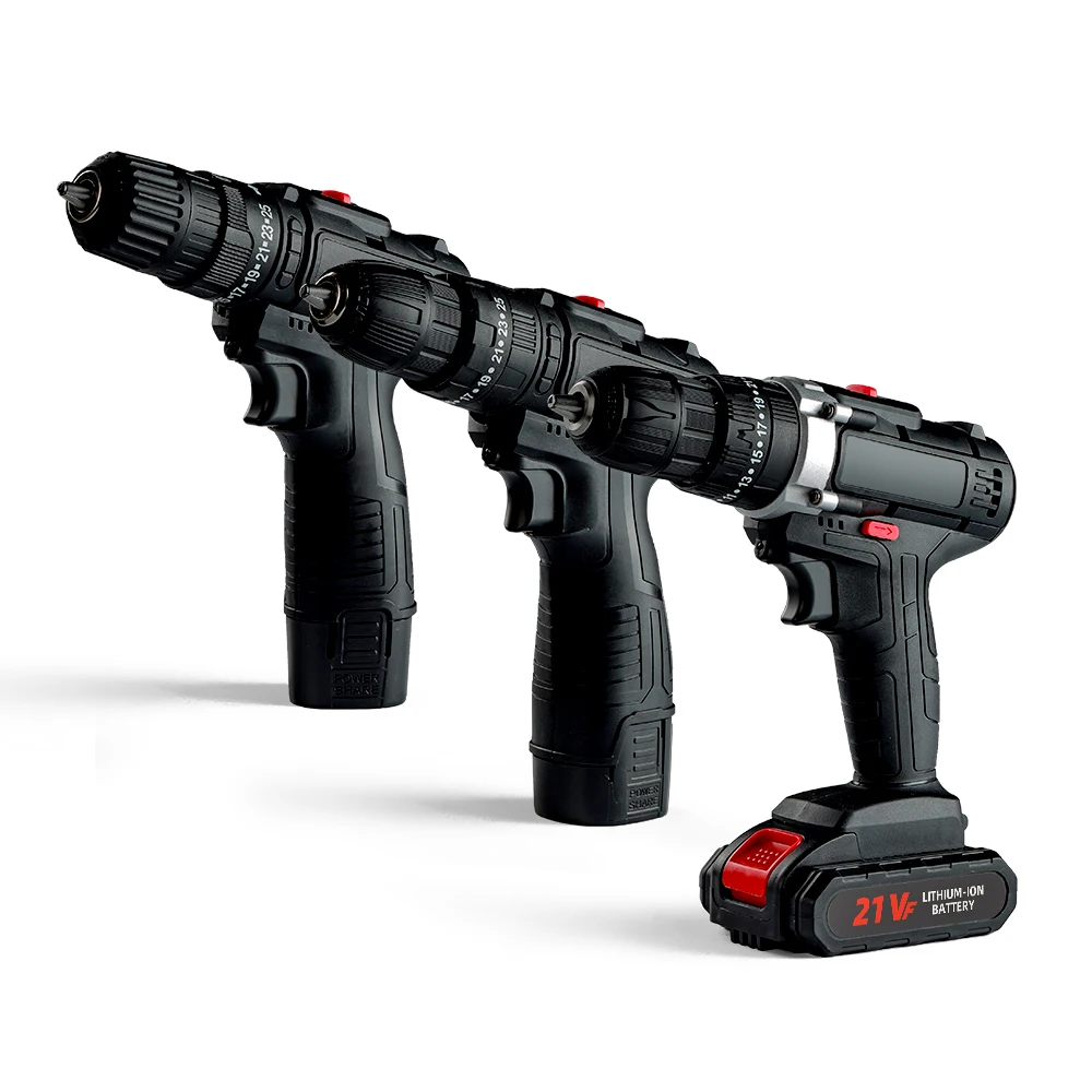 Аккумуляторная дрель электрическая отвертка Беспроводной Мощность драйвер