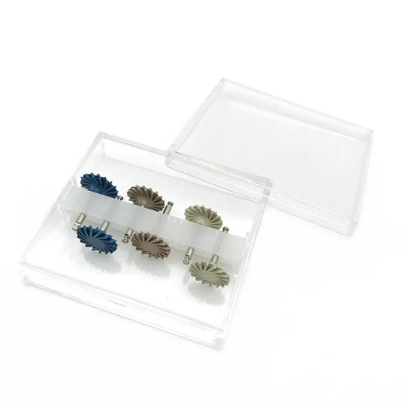 6 шт./компл. зубная композитная смола набор для полировки дисков спиральная