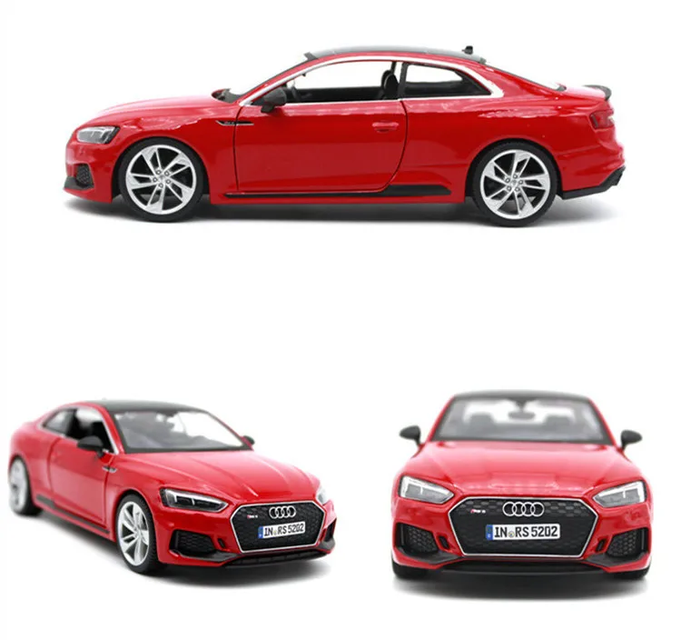 Изысканный 1:24 RS 5 Coupe литая модель машины Модель, литая под давлением металлическая Коллекция Модель, передовое Подарочное украшение
