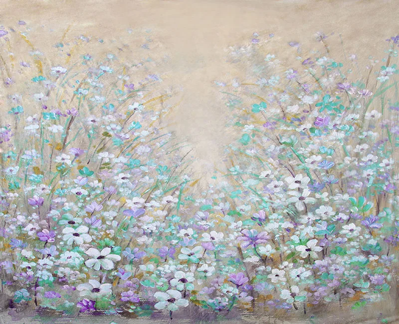 

Art portrait photo background flower fabric baby shower party photography backdrop in photo studio accessories Photophone NB-078