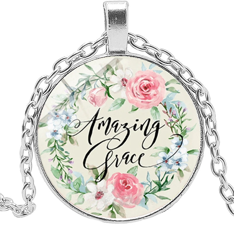 

2020 New Bible Scripture Necklace Glass Dome Pendant Moon Necklace Scripture Quotes Jewelry Christian Faith Inspirational Gift