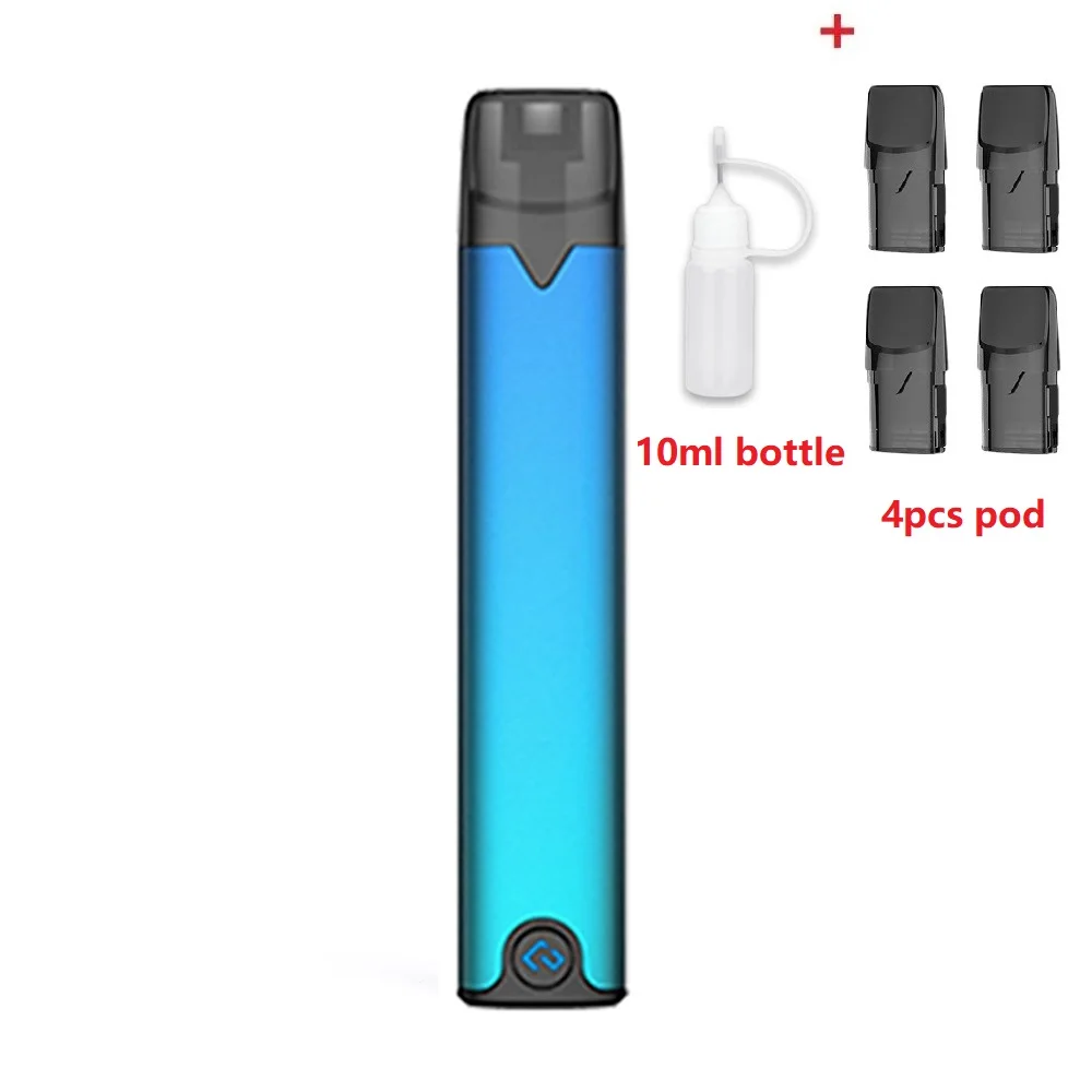 Caribbean Blue pod Комплект Hcigar Akso OS Pod 420 мАч встроенный аккумулятор с системой блокировки пряжки и 1,4 мл многоразовый стручок Vape - Цвет: Caribbean Blue pod