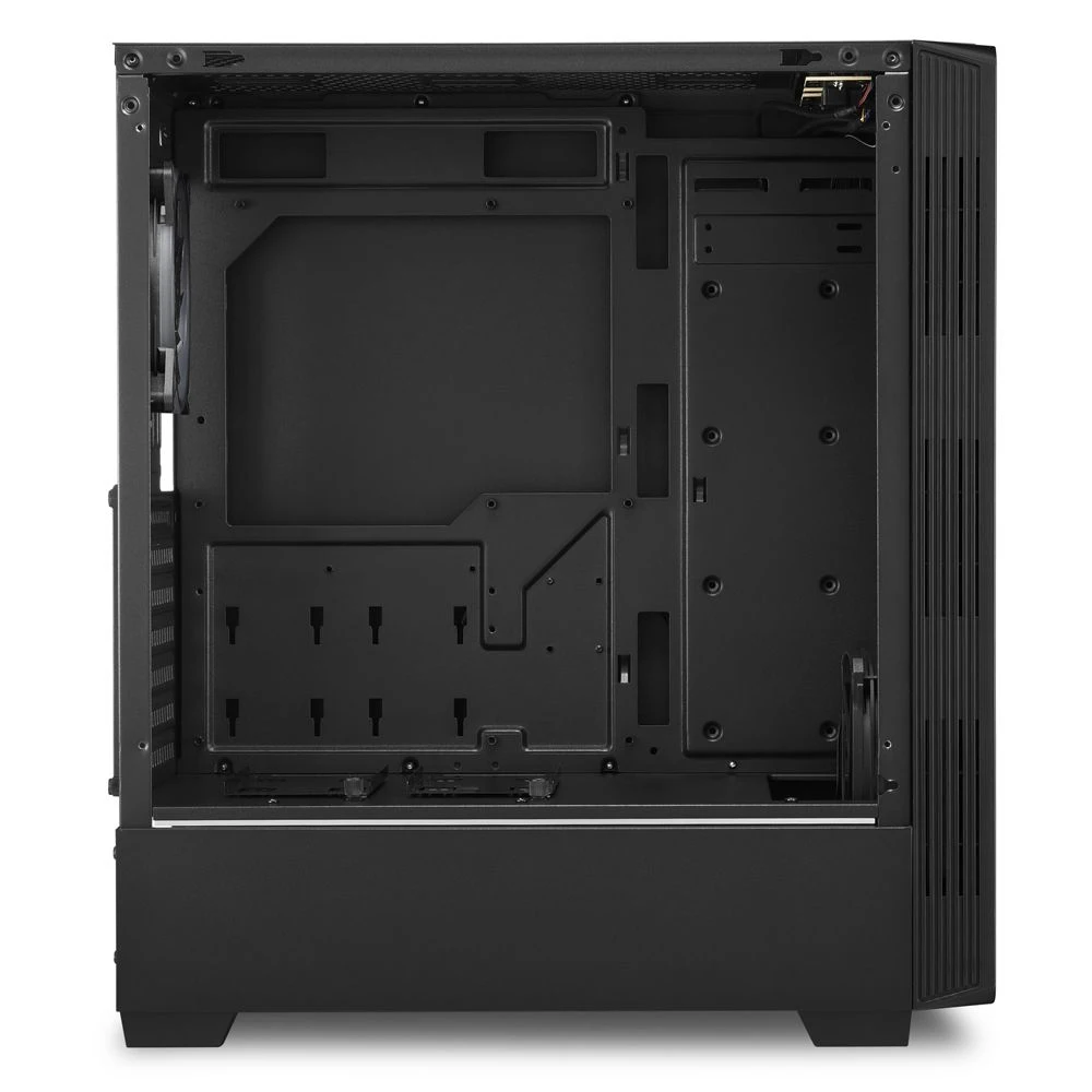 Корпус игровой для ПК Sharkoon LIT 100 RGB led чёрный (ATX закалённое стекло fan 1x120 мм + 2xUSB 3.0 1xUSB