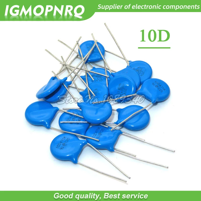 10 шт. Варистор 10D101K 10D102K 10D241K 10D270K 10D271K 10D330K 10D390K 10D470K 10D471K 10D511K 10D820K 10D821K