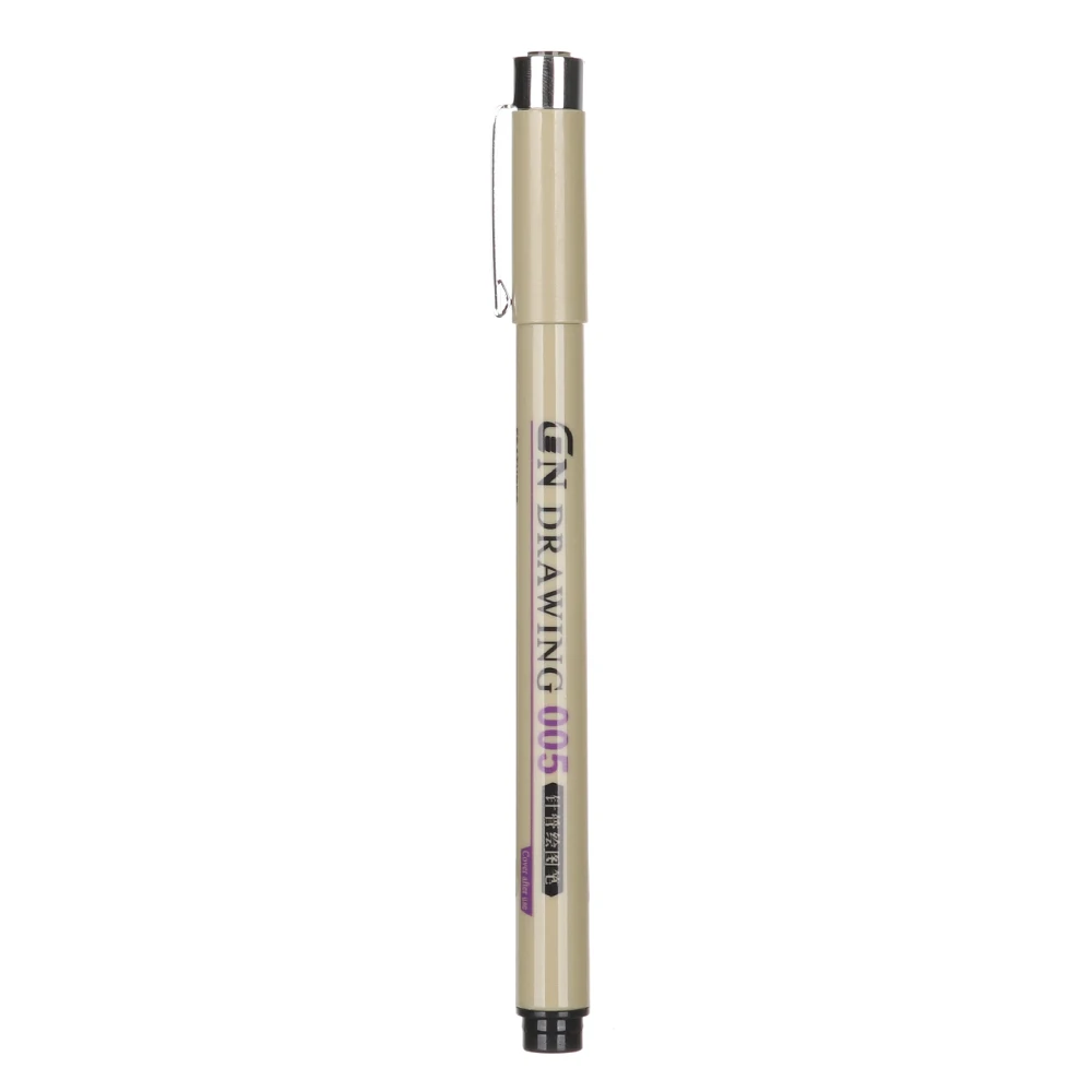 0.05 Pigment Liner чернила маркер для белой доски 0,05 0,1 0,2 0,3 0,4 0,5 0,8 1,0 различных наконечников ручка черная тонкая ручная роспись эскизов ручки с кисточками - Цвет: 0.05