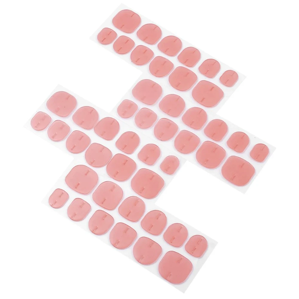 Двусторонняя наклейка для ногтей 2 листа 48 шт. гибкие накладные ногти клейкий