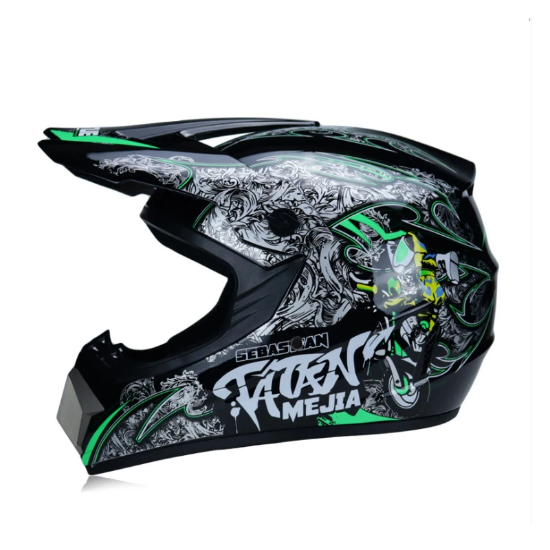C27 Профессиональный Гоночный Кроссовый шлем hors route Casque Moto Capacete Moto Casco внедорожный мультяшный детский мотоциклетный шлем - Цвет: C27