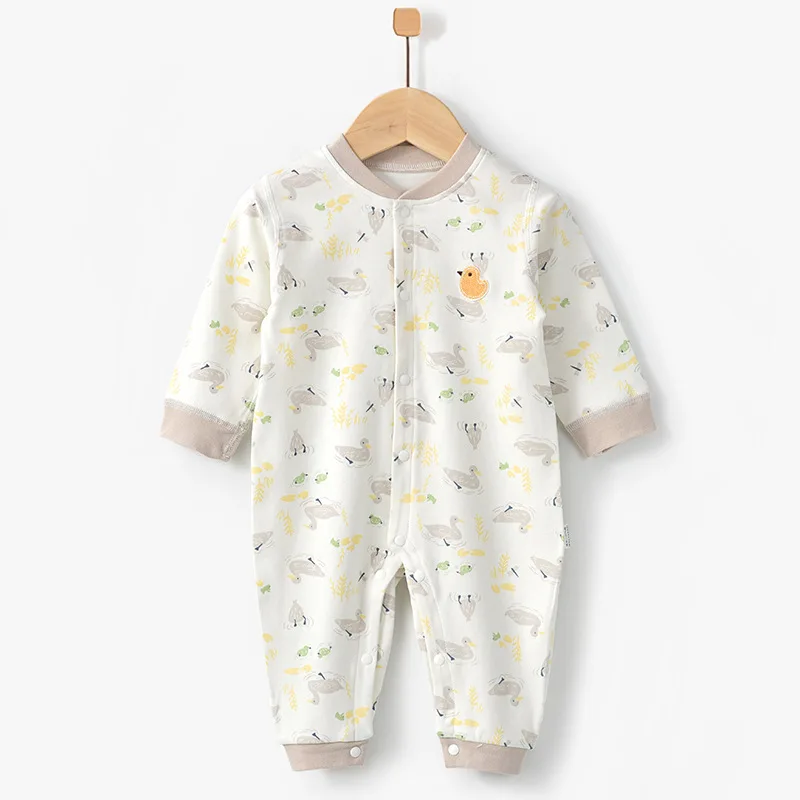 

JO&MI 2020 winter baby fashion newborn baby 100% pure cotton romper jumpsuit baby clothes