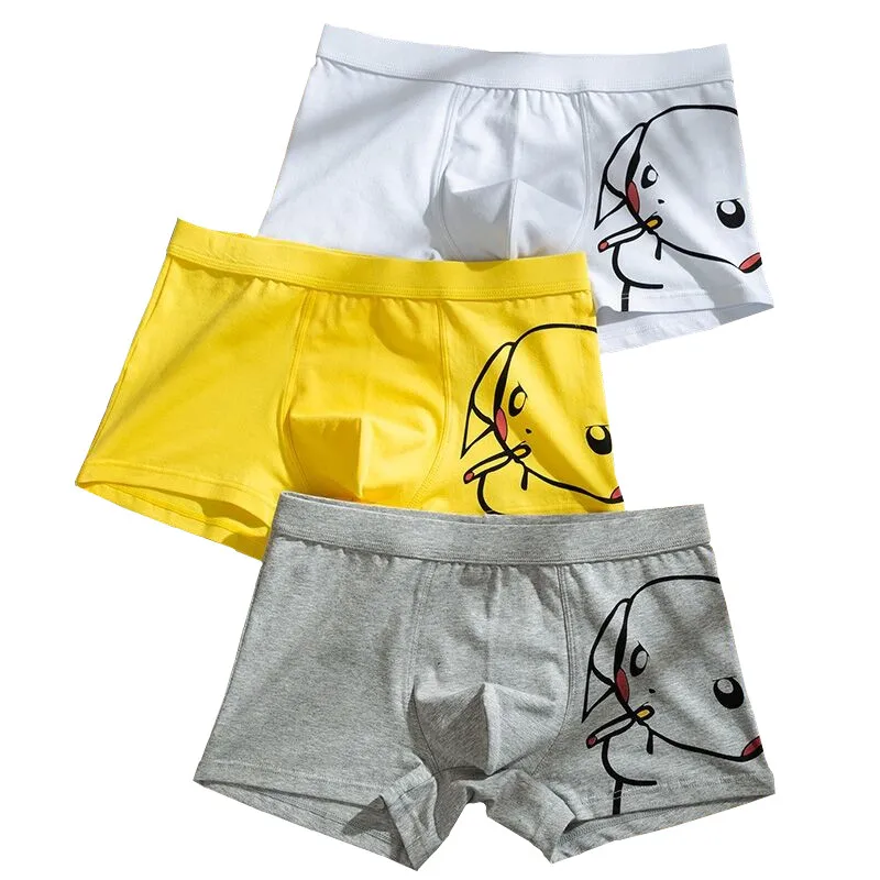 

Men Underpant Boxer Breathable Cotton Spandex Underwear Sexy Lingerie Man Funny Cartoon Boxers For Boys Breathable Male Panties