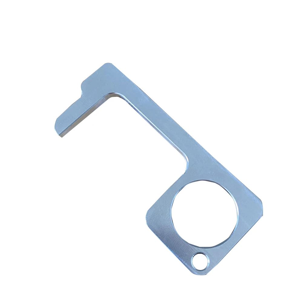 

Portable Press Elevator Tool Hygiene Hand Antimicrobial Brass EDC Door Opener Door Handle Key Metal Portable Door Opener