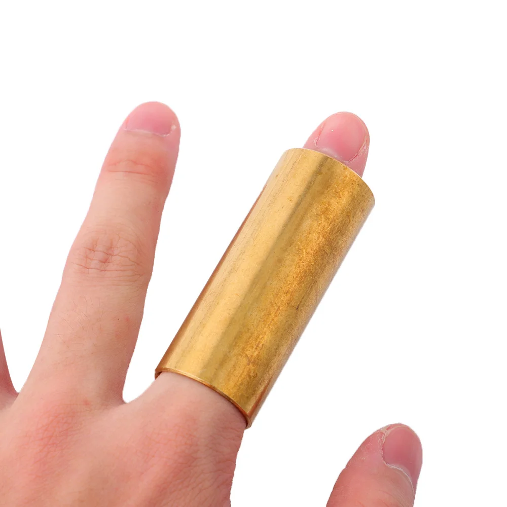 

1Pc Brass Slide Universal Electric Guitar Finger Sleeve Slider Bottleneck Slide for Guitar Bass