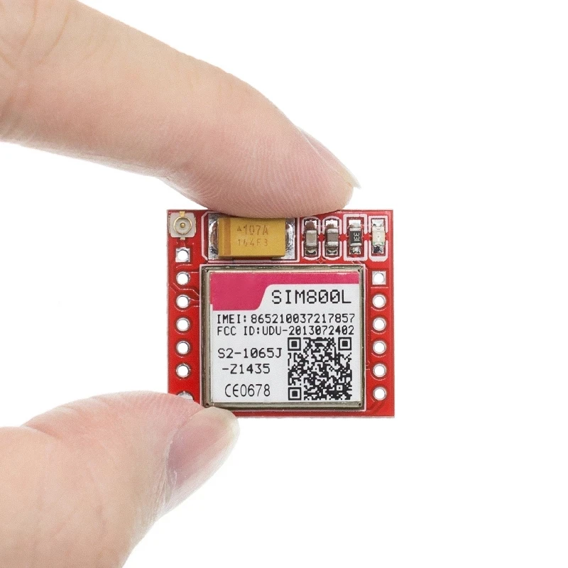 10 шт./лот маленький SIM800L GPRS GSM модуль MicroSIM карты основной платы quad-диапазона TTL