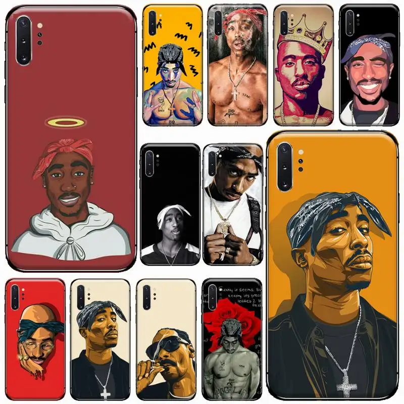 

2pac tupac Phone Case For Samsung Galaxy S8 S9 S10 Plus S10E Note 3 4 5 6 7 8 9 10 Pro Lite cover
