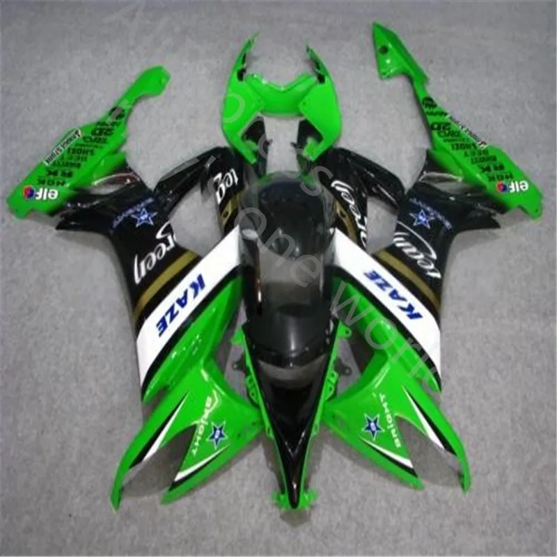 

Upgrade fairings kit for KAWASAKI Ninja ZX10R 2008 2009 2010 plastic fairing kits ZX 10R 08-10 green black white fairing