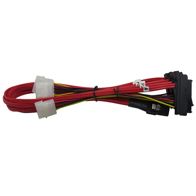LSI / 3Ware Molex mini SAS SFF-8087 и power x4 cable |