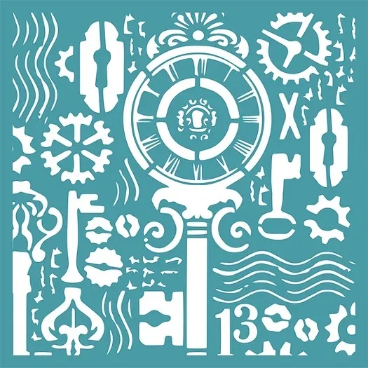 

Vintage Keys Stencil Scrapbook Diary Decoration Embossing Template DIY Greeting Card Handmade 2021