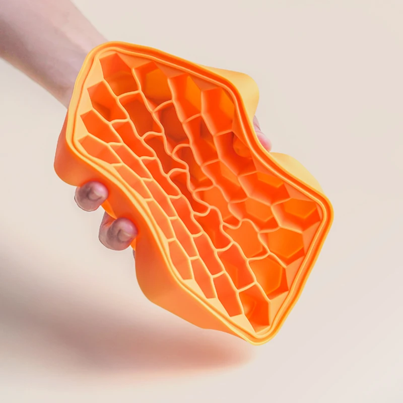 

Silicone Ice Cube Anti-leakage With Cover Thickened Reinforceddurable Easy Clean Ice Tray Wine Beer Bar Accessories Cocktail