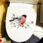 ZTTZDY 25 см  15,9 см изысканный ручной росписью птица стикер для ванной, туалета дома Спальня настенные украшения T2-0956