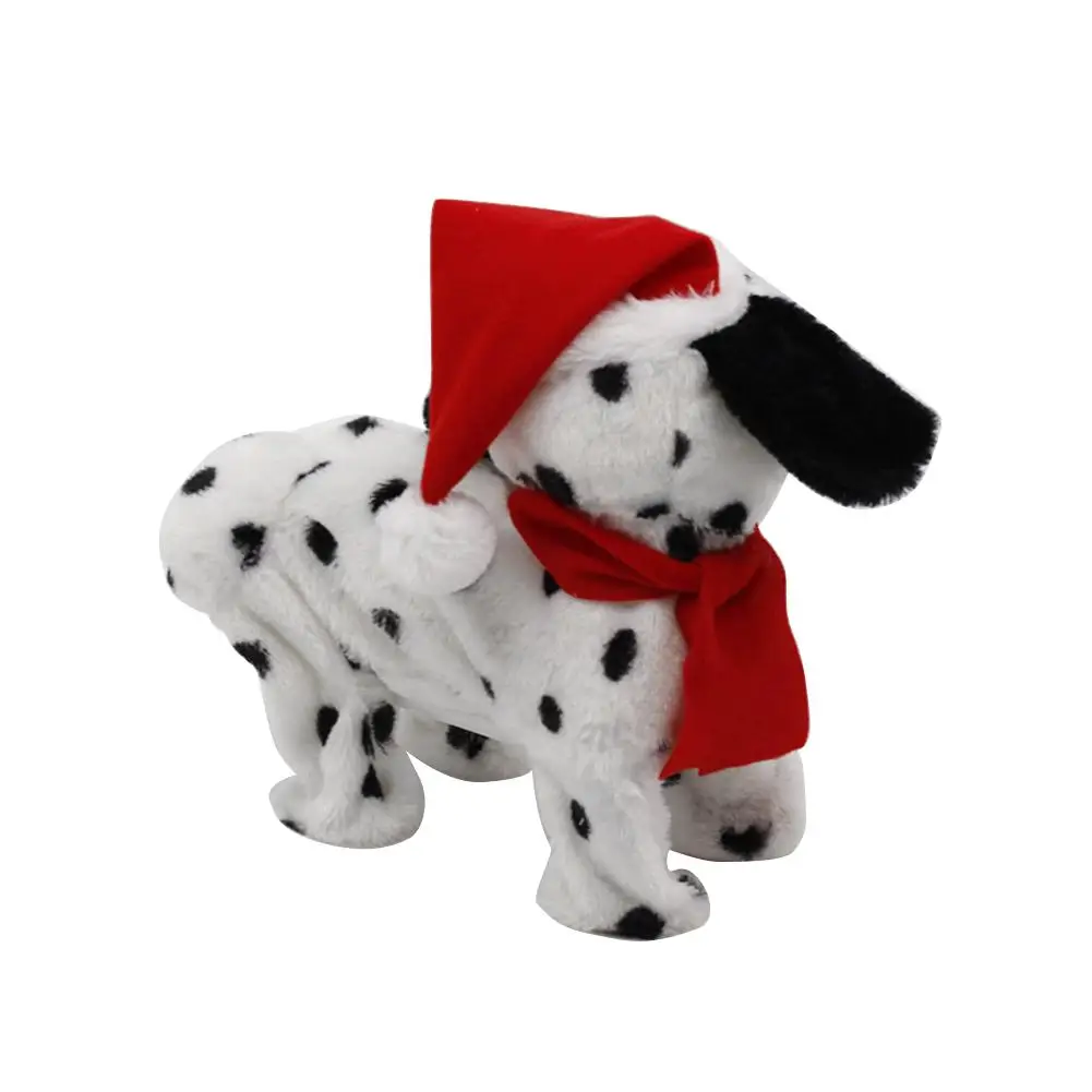 Рождественский Новый стиль милый пение танцующий щенок плюшевая игрушка