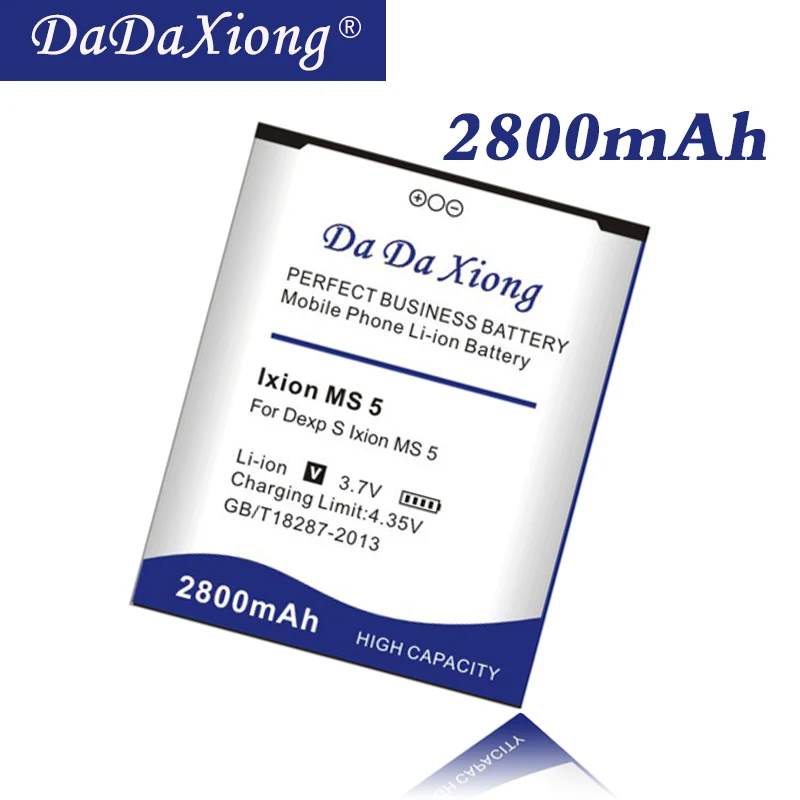 Аккумулятор Da Xiong 2800 мАч IXION MS 5 для dexp ixion ms дюймовый аккумулятор