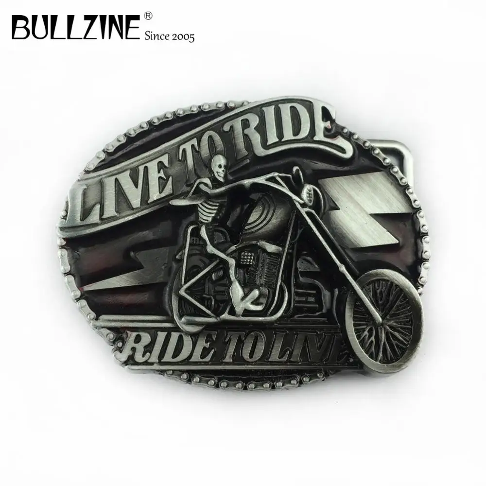 Bullzine западные джинсы для водителя ковбойская Подарочная пряжка ремня Оловянная