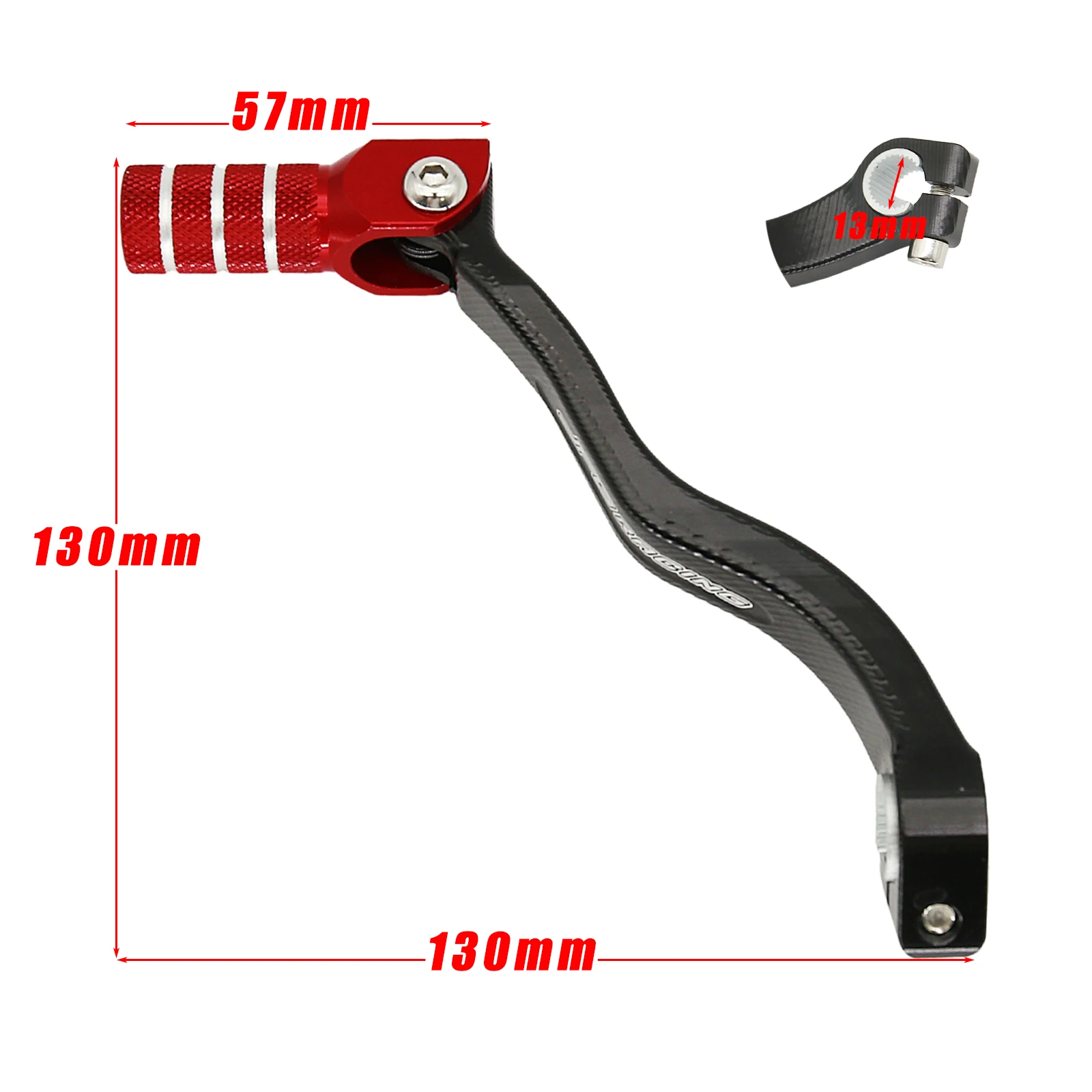 

Motorcycle Gear Shift Lever CNC Aluminum Anti-fall Folding Gearshift Arm Pedal For HONDA CRF250R 04-09 CRF250X 04-15 CRF450
