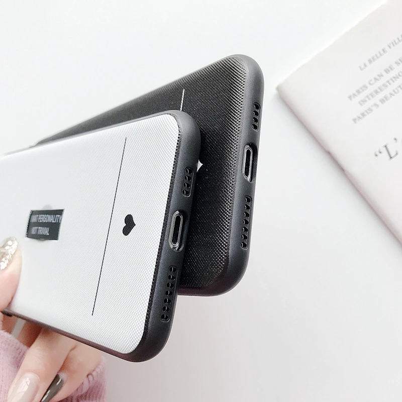 Abmos черный и белый Невидимый чехол-подставка для телефона iPhone 11 pro max чехол X Xr Xs Max 7