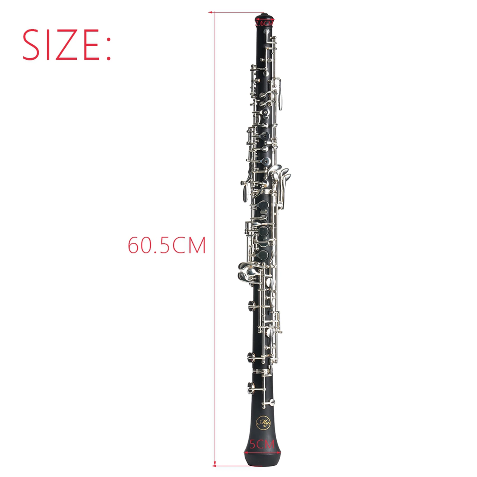 

Professional Bakelite Oboe C Key w/ Oboe Reed Glove Leather Case Cleaning Cloth for Professional Solo Performance Test