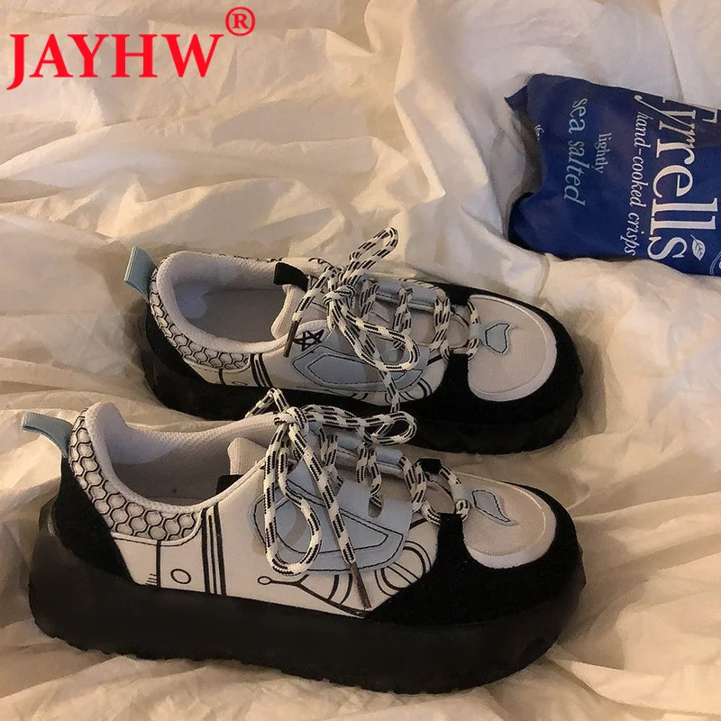 

JAYHW Jk Lolita Cute Sweet Bread Shoes New Arrivals Canvas Breathable Comfortable Women Casual Shoes Fashion Loli Flat Sneakers