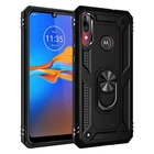 Бронированный противоударный чехол для Motorola Moto E6 plus E6plus E 6 + 6 plus, военный защитный магнитный автомобильный держатель, чехол с кольцом