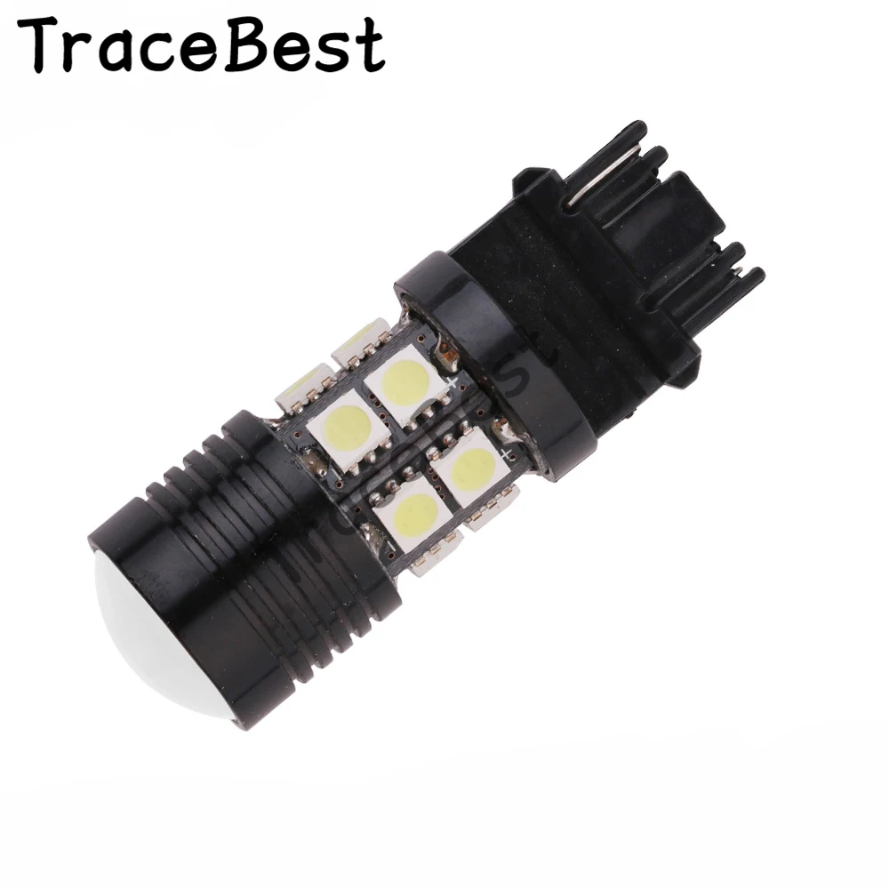 2 шт. Белый 1156 P21W Ba15s 12 5050 SMD с CREE светодиодный стоп сигнал задний светильник