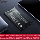 Батарея BL-4UL BL-5H чехол с подставкой и отделениями для карт для Nokia Lumia 630 638 635 636 535 830 430 625 650 710 510 603 303 610 920 925 930 950 RM-977 RM-978 BL 5 ч
