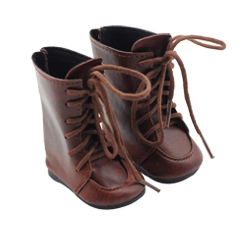 18 дюймов девочка кукла обувь для куклы коричневые ботинки|Куклы| |