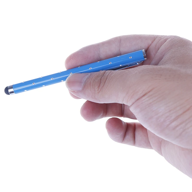 

2PCS/lot Rhinestone Capacitive Touch Microfiber Stylus Pen Touch for Pad for Phone Random