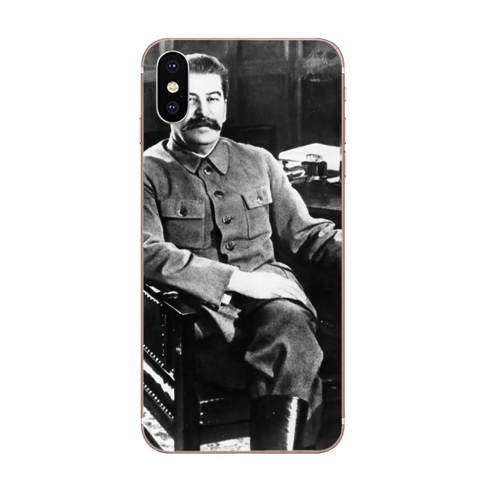 Русский Сталин СССР ТПУ протектор для sony Xperia Z Z1 Z2 Z3 Z4 Z5 compact Mini M2 M4 M5 T3 E3 E5 XA XA1 XZ Premium |