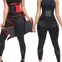 women neoprene high waist trainer body shaper sweat shapewear adjustable slim belt trimmer leg shapers waist and thigh trainer