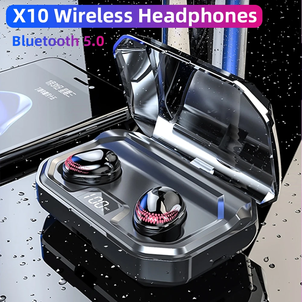 Беспроводные bluetooth-наушники X10 наушники-вкладыши Bluetooth игровая гарнитура с