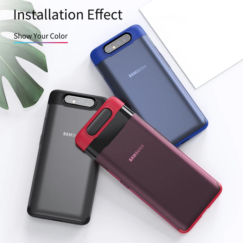 GKK Luxury Case for Samusng Galaxy A80 Case Translucent Fashion Hard PC Ultra Thin Matte Cover For Samsung A80 Case Coque Fundas