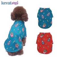 cute cartoon dog clothes for small dogs thick dog coat hoodies autumn round neck dog jacket chihuahua french bulldog clothing