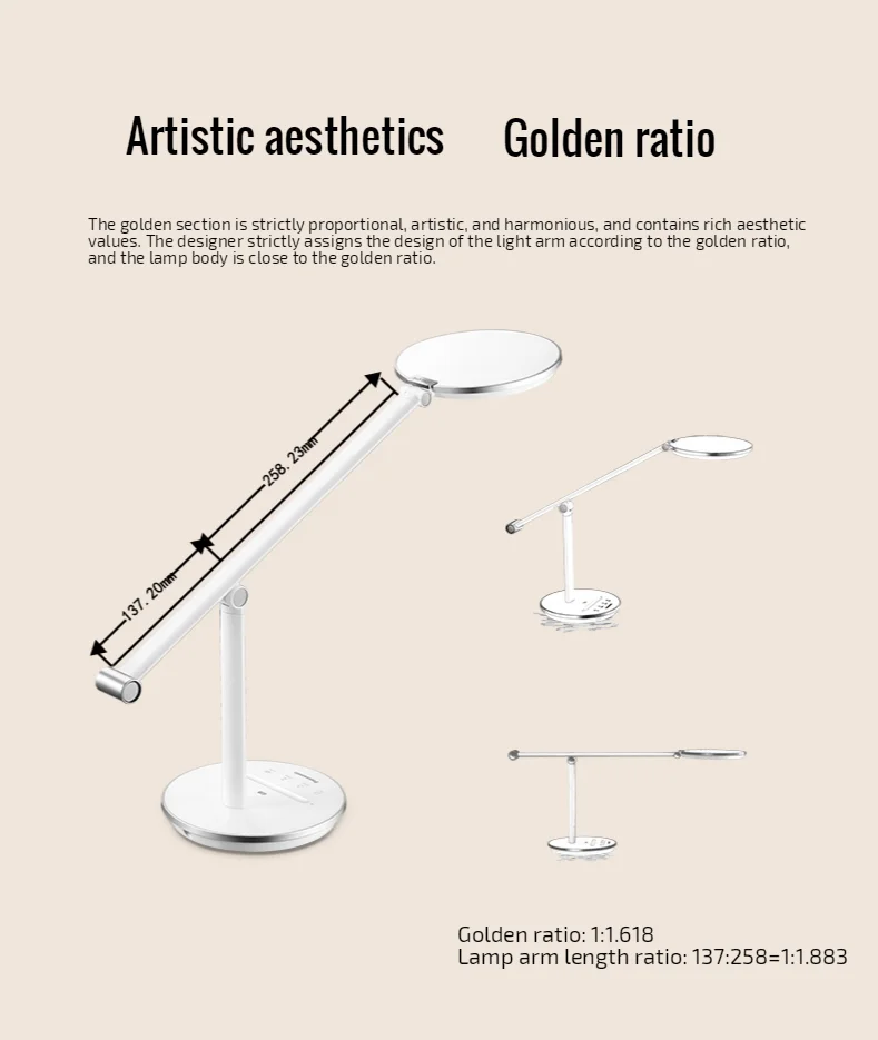 Настольная лампа Panasonic для защиты глаз умный светодиодный светильник чтения с