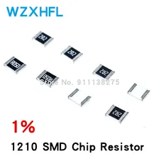 50 Uds 1210, 1% 1/2W resistencia SMD tipo Chip resistencias 0,01, 0,02, 0,03, 0,04, 0,05, 0.062, 0.075, 0.091, 0,1, 0,12, 0,47, 0,5, 0,75, 0,82, 0,91 ohms