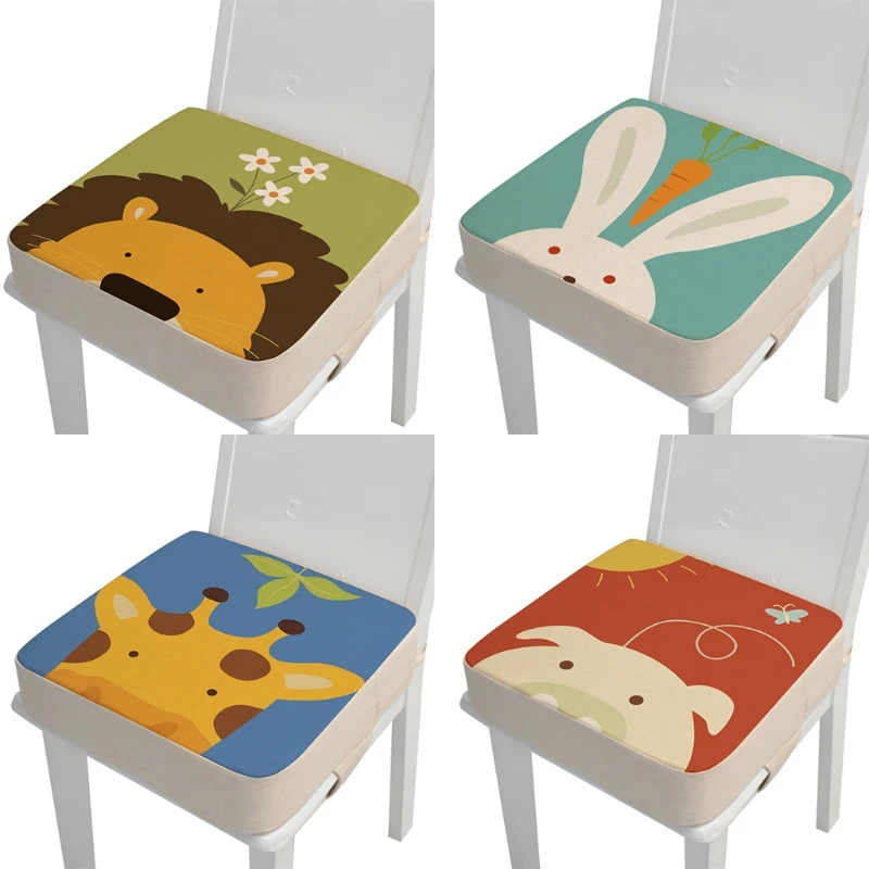 

Portable 40x40x10cm Child Toddler Cartoon High Chair Seat Booster Baby Infant Increasing Cushion Thick Chair Pad for Dining H055