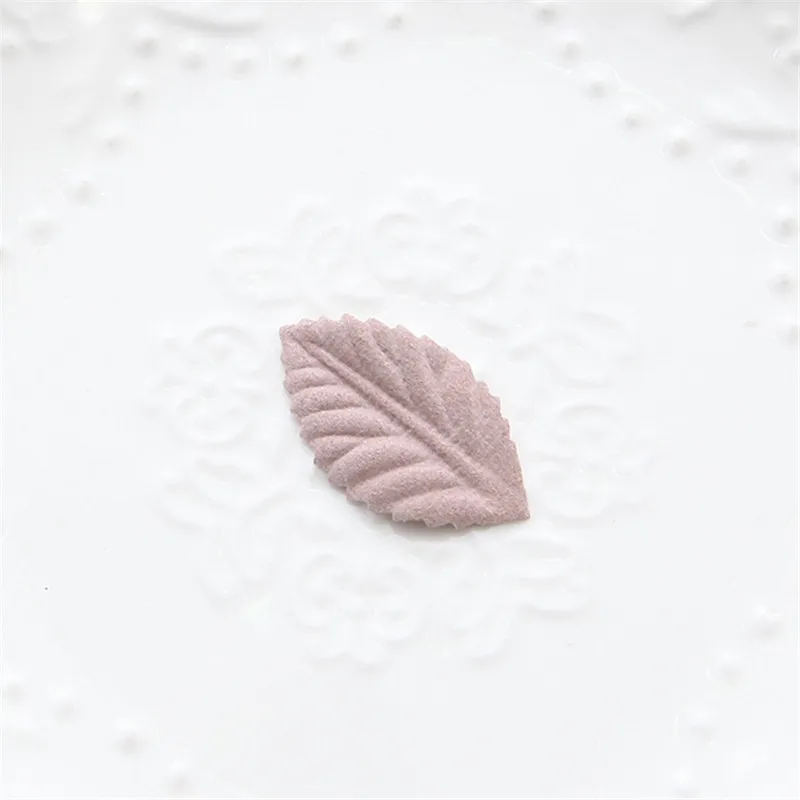 Pink Leaves 50 шт. аксессуары для головных уборов, листья ручной работы, сделай сам, товары для рукоделия, одежда для свадебного декора, Детские материалы для скрапбукинга, листья - Цвет: Pink Leaves