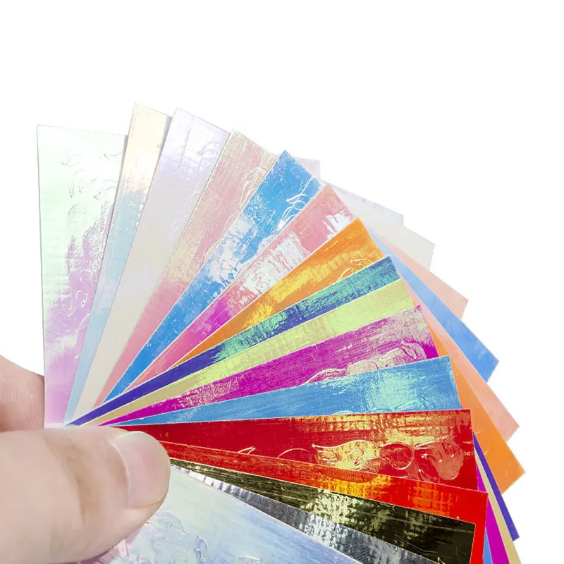 16 шт. голографическое искусство ногтей фольги лазерные сверкающие Смешанные
