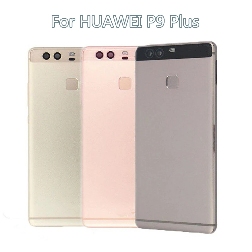 

Sinbeda For Huawei P9 Plus rear cover fingerprint sensor original metal back cover battery cover + housing + lens + side buttons