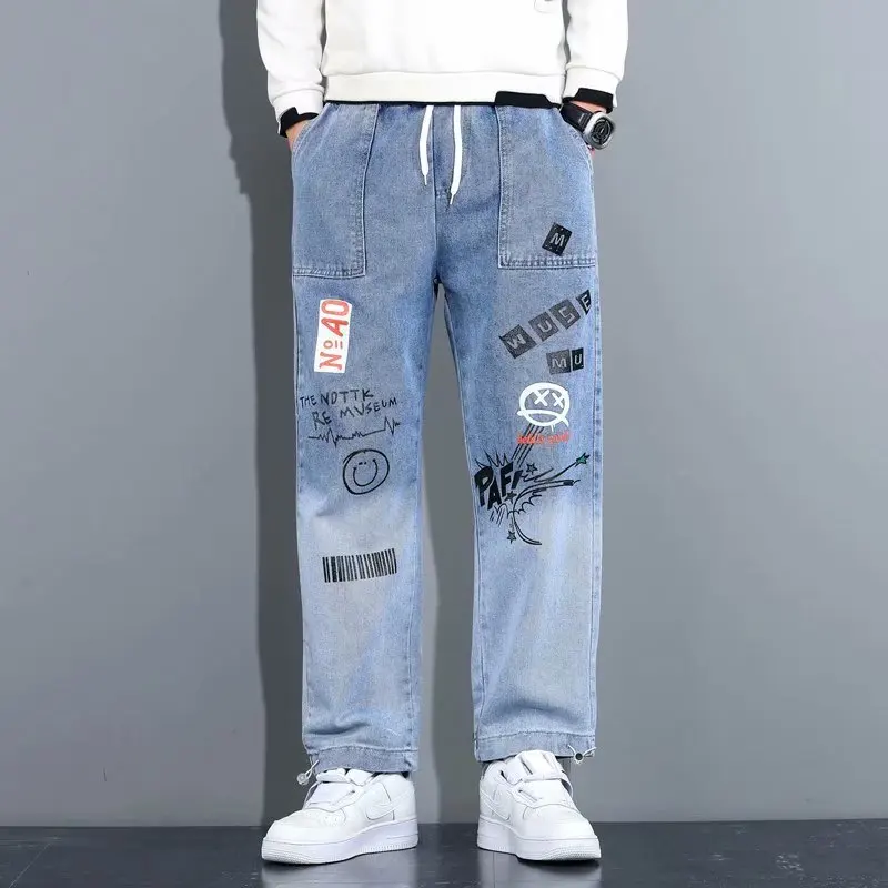 

Streetwear Men's Pants Jogging Pants Men Japan Harajuku Fashion Cargo Pants Men Casual Men Clothing Elastic Waist Men Trousers