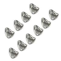 10pcs stainless steel 316 open fender hook marine boat yacht hardware accessories clothes fending hook parts