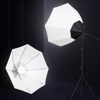 photography softbox kit eu plug octagon softbox 155w 85w 65w light bulb flash umbrella with 1 5m tripod photo studio accessory