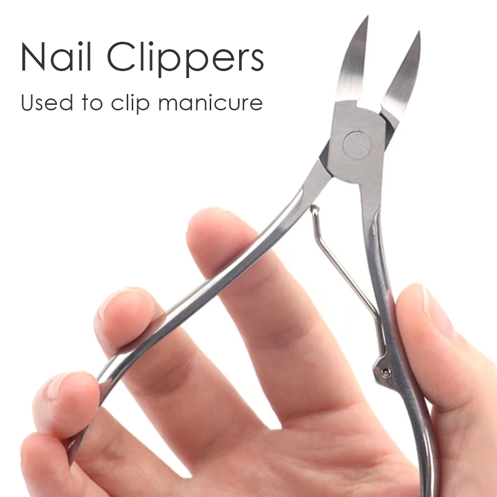 7 шт./компл. набор инструментов для коррекции ногтей из нержавеющей стали