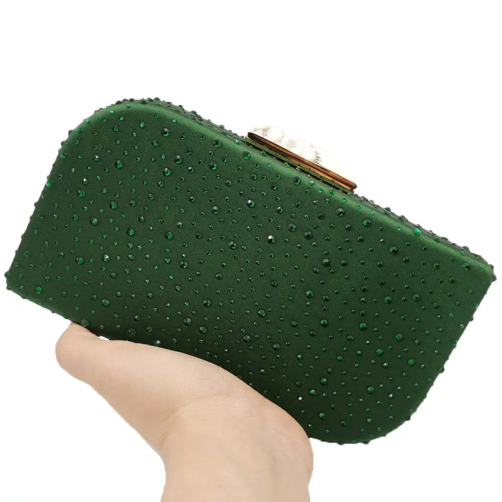 

Women Crystal Clutch Evening Bags Hard Case Luxury Handbags Ladies Metal Clutches Wedding Purse Iron-On Clutch Bag bolso mujer